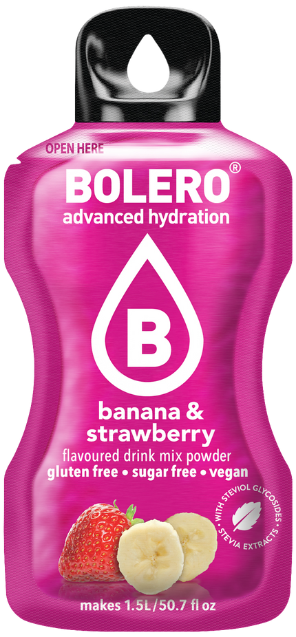 Bolero® Banaan & Aardbei | 9g | 1,5L