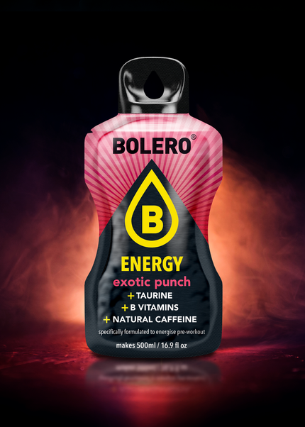 Bolero® ENERGY Exotic Punch 500ml (6 x 14g)