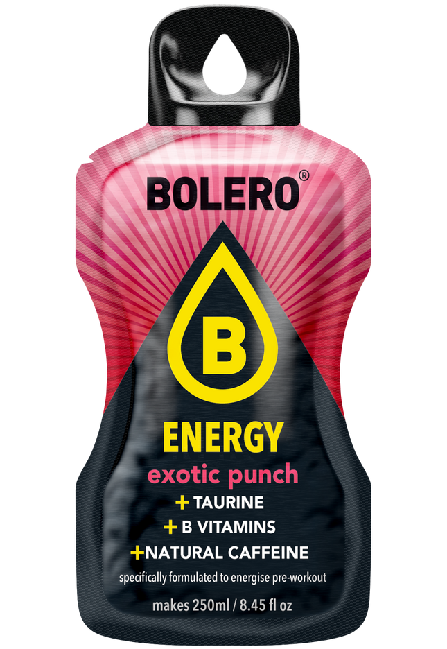 Bolero® ENERGY Exotic Punch | 7g | 250ml