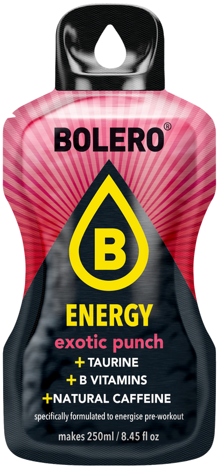 Bolero® ENERGY Exotic Punch | 7g | 250ml