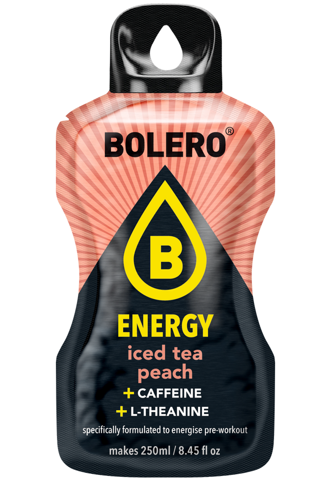 Bolero® ENERGY Iced tea Peach | 7g | 250ml