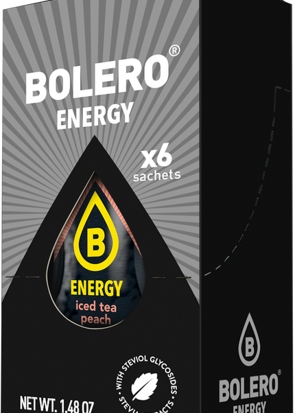 Bolero® ENERGY Iced tea Peach | 7g | 250ml