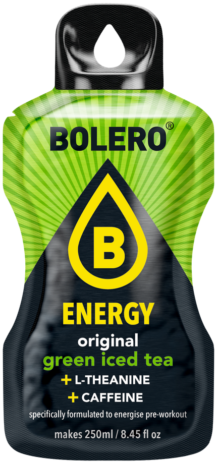 Bolero® ENERGY Original Green Iced tea | 7g | 250ml