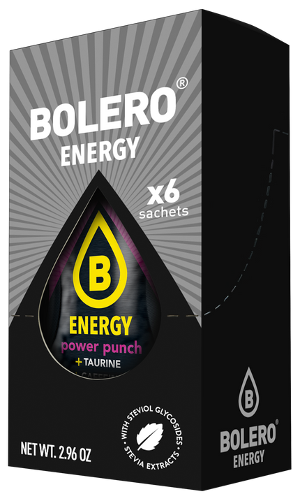 Bolero® ENERGY Power Punch 500ml (6 x 14g)