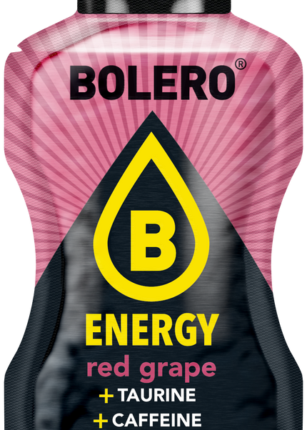 Bolero® ENERGY Red Grape 500ml (6 x 14g)