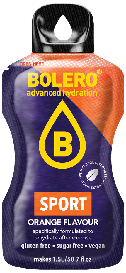 Bolero® SPORT Sinaasappel | 9g | 1,5L