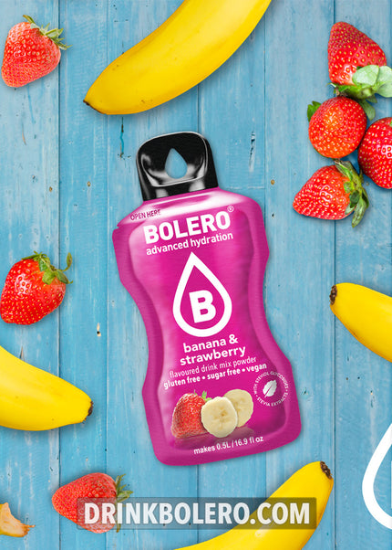 Bolero® STICKS - Banana & Strawberry (12 x 3g)