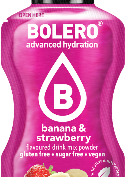 Bolero® STICKS - Banana & Strawberry (12 x 3g)