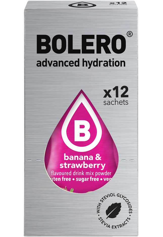Bolero® STICKS - Banana & Strawberry (12 x 3g)