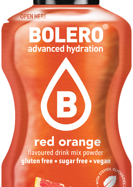 Bolero® STICKS - Red Orange (12 x 3g)