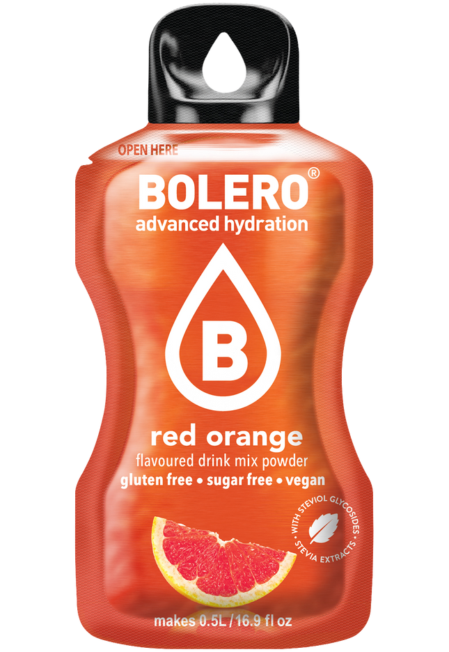 Bolero® STICKS - Red Orange (12 x 3g)