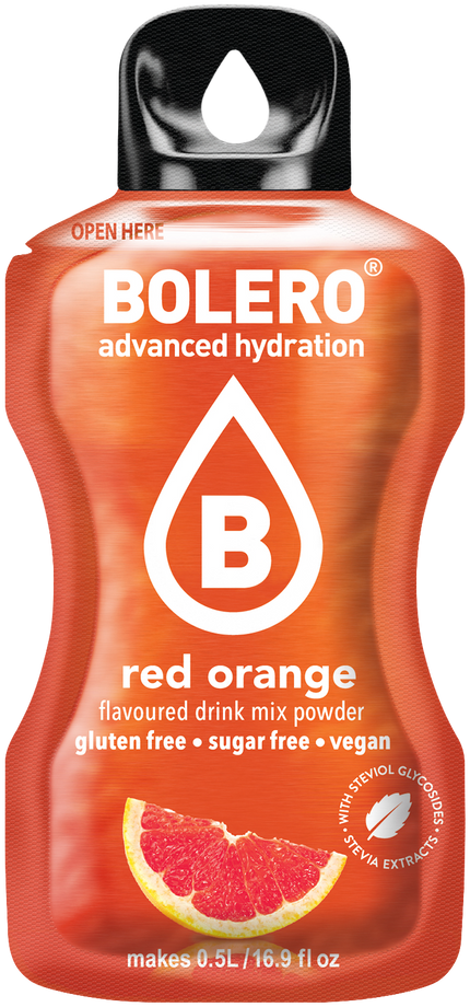 Bolero® STICKS - Red Orange (12 x 3g)
