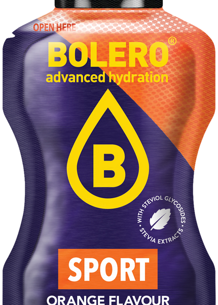 Bolero® STICKS - SPORT Orange (12 x 3g)