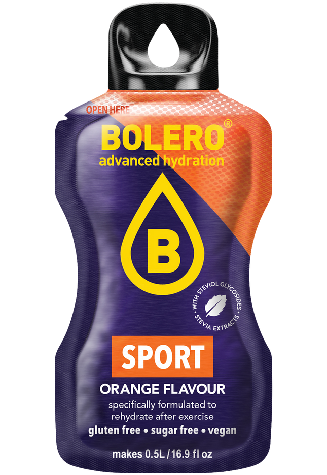 Bolero® STICKS - SPORT Orange (12 x 3g)