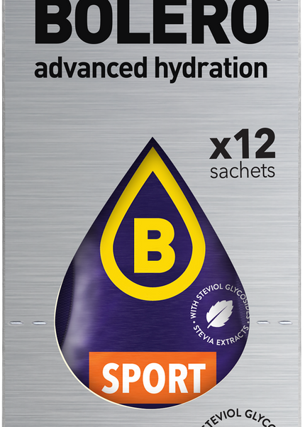 Bolero® STICKS - SPORT Orange (12 x 3g)